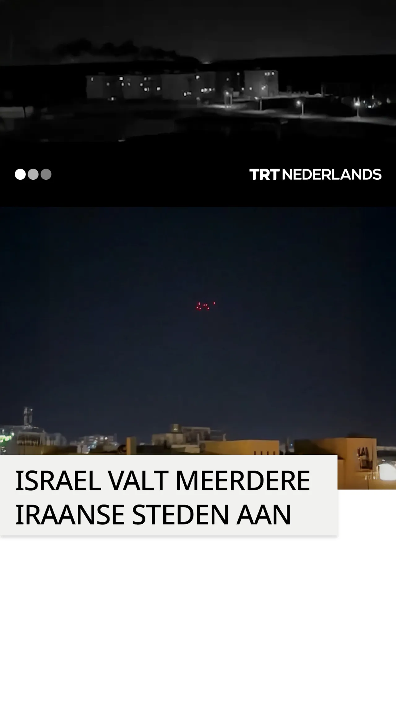 Israëlische luchtaanvallen raken meerdere locaties in Iran