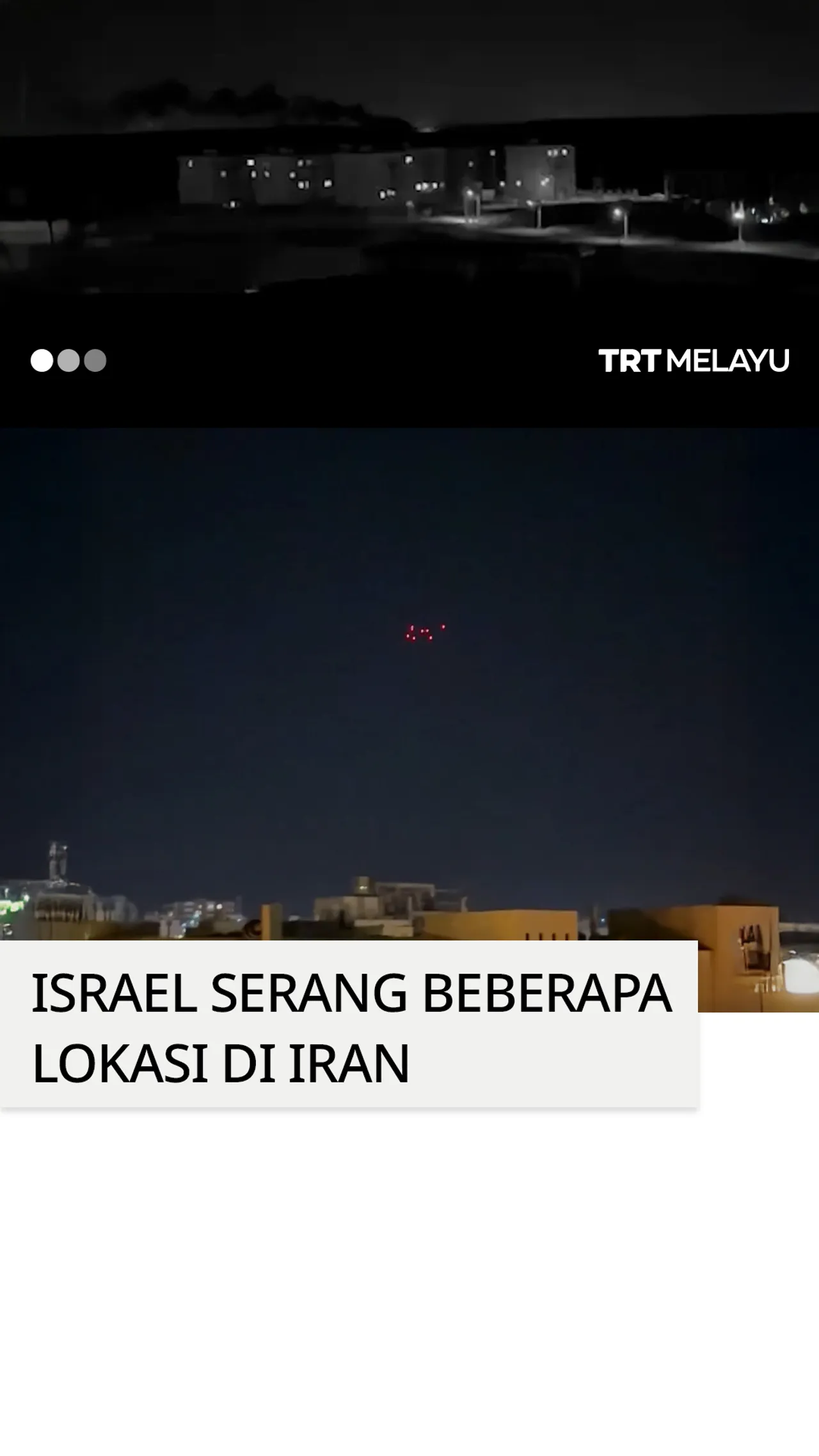 Serangan Israel hentam beberapa lokasi di Iran