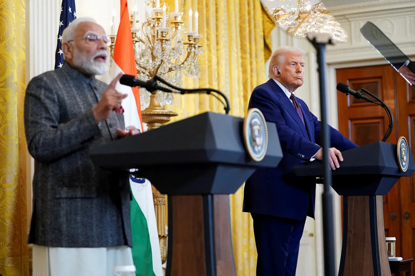 भारत ने कहा कि ट्रम्प का टैरिफ को 50% तक बढ़ाना 'अनुचित और अविवेकपूर्ण' है।