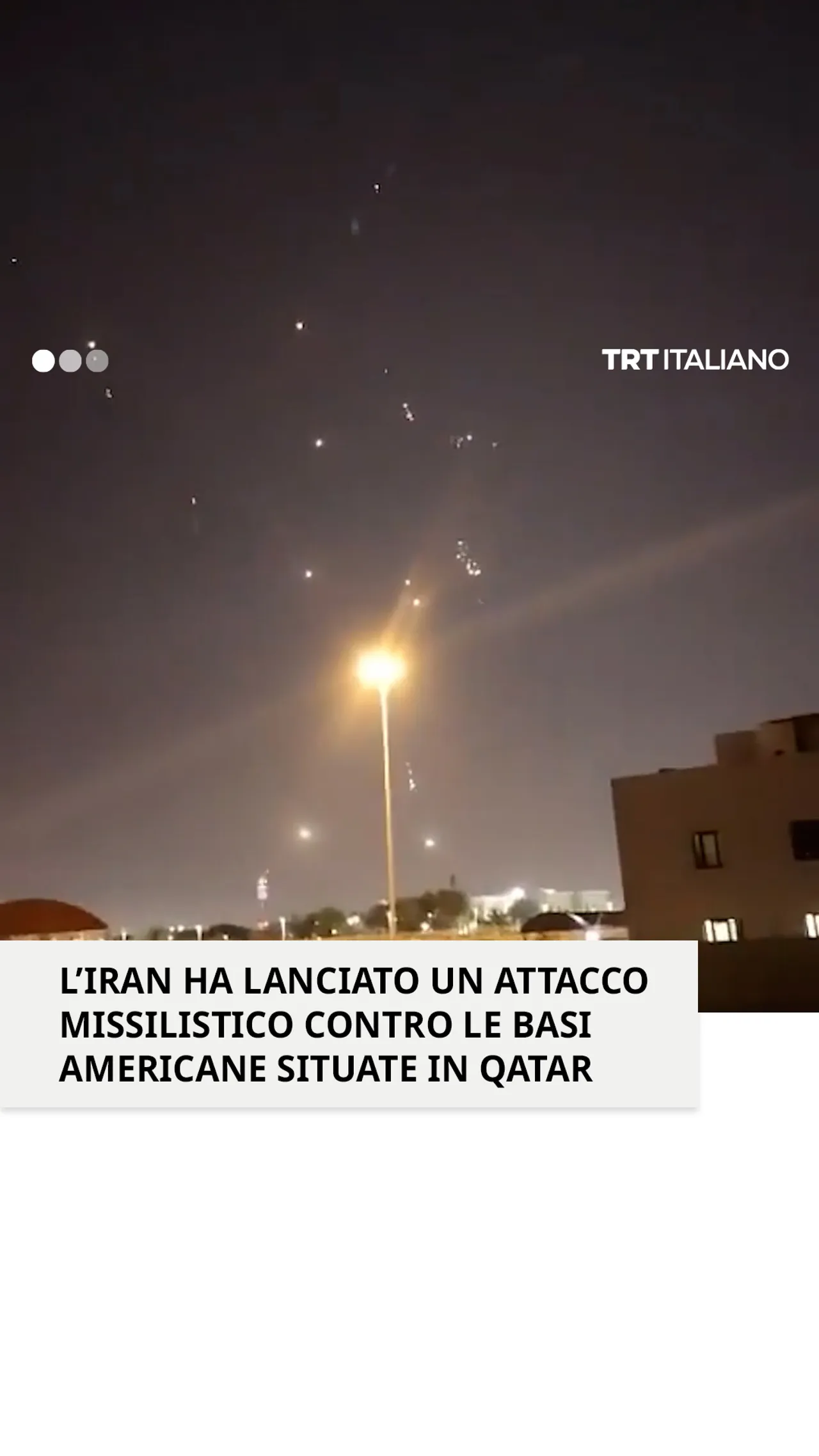 Tre persone sono rimaste uccise in attacco dell’Iran contro il sud di Israele