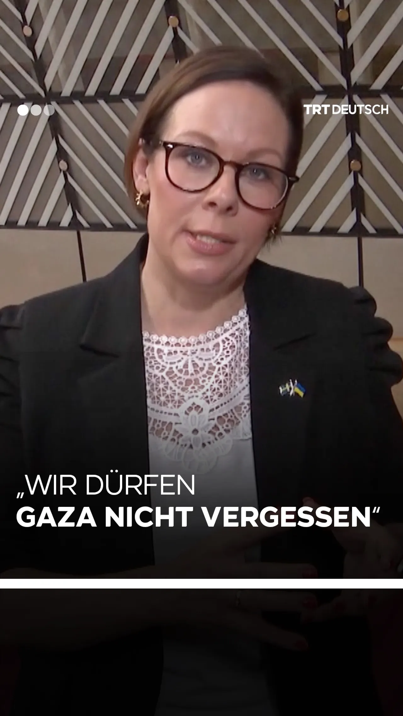 „Wir dürfen
Gaza nicht vergessen“