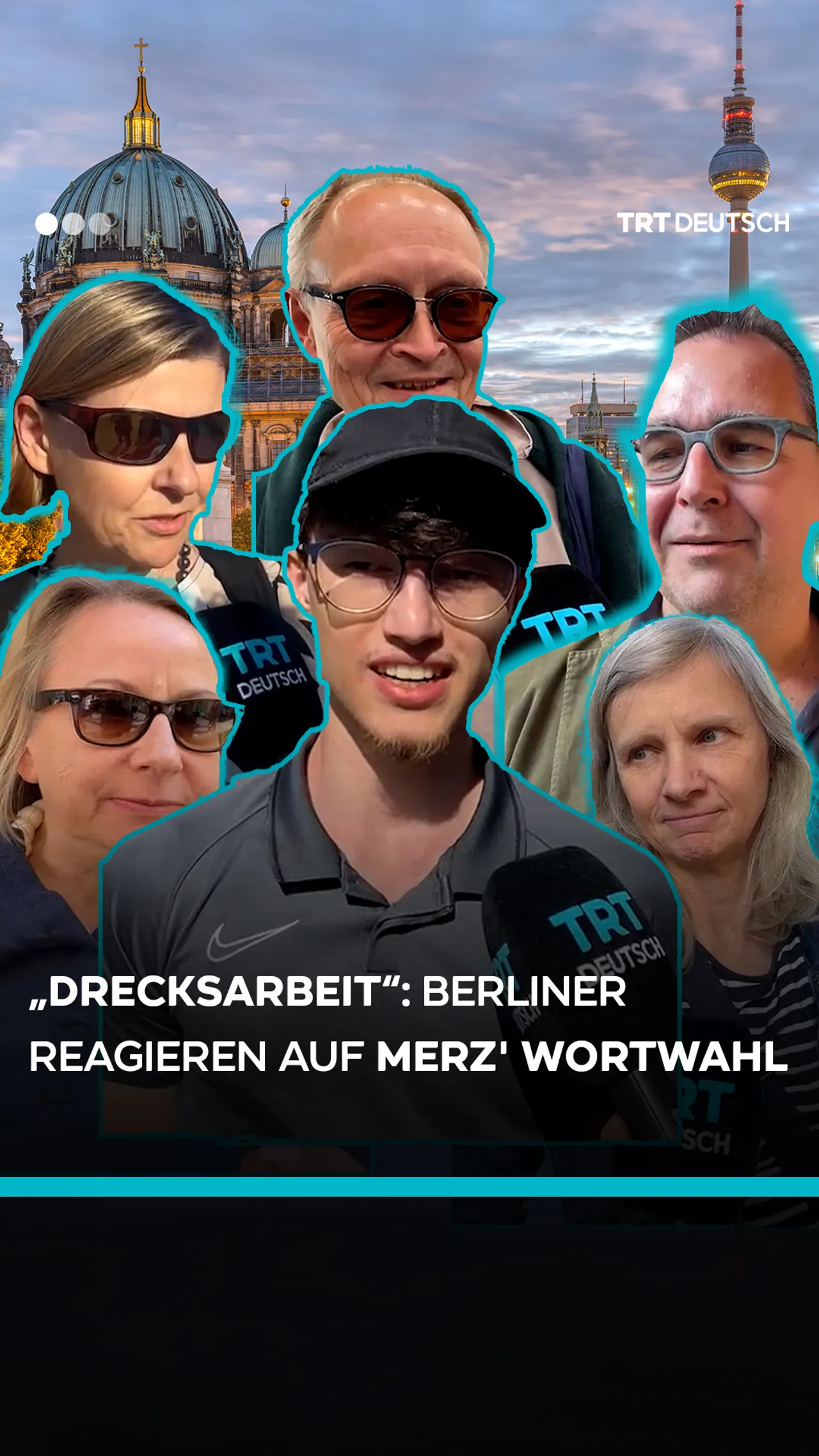 „Drecksarbeit“: Berliner
reagieren auf Merz' Wortwahl