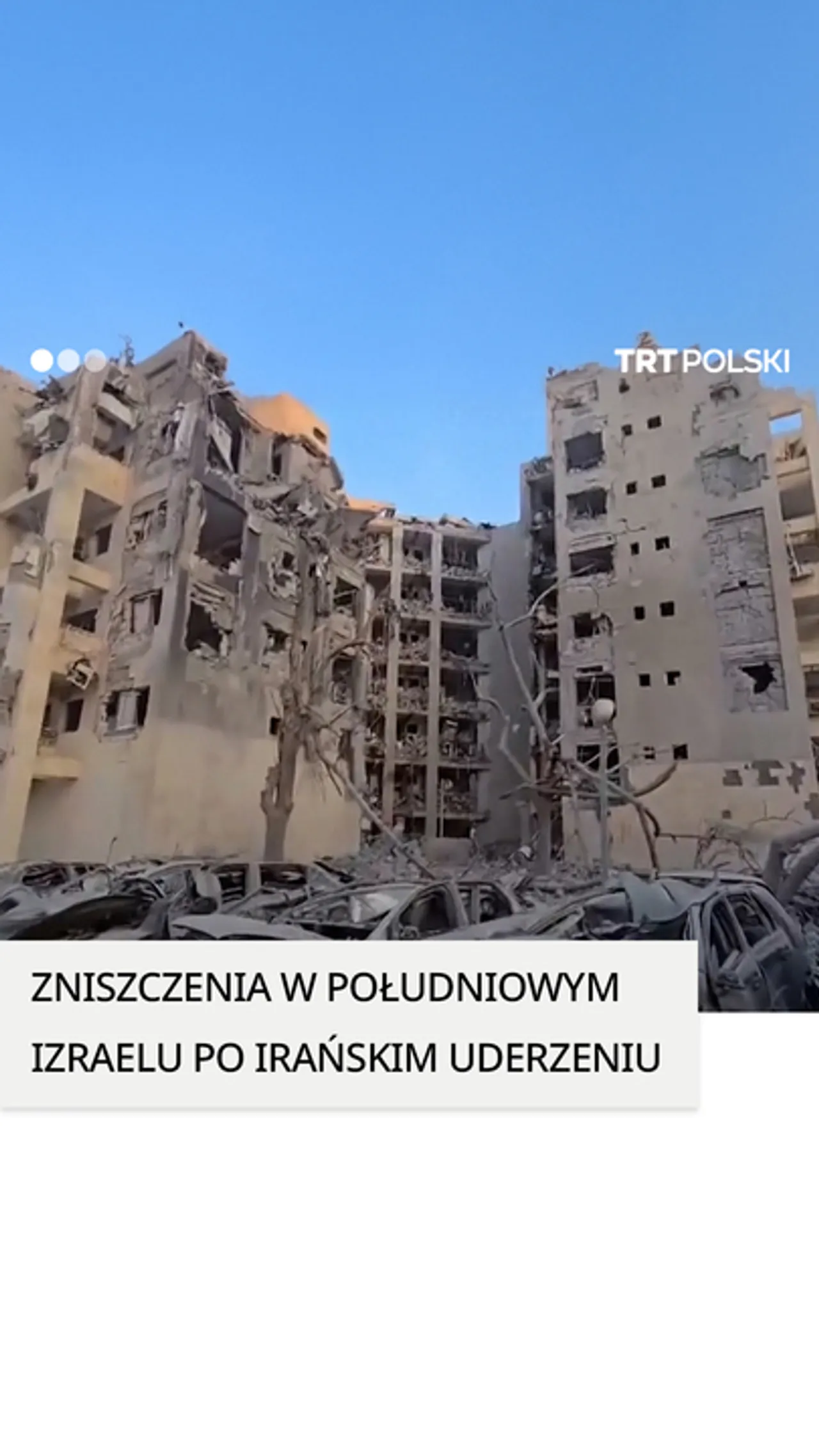 Irański atak na południowy Izrael zabija trzy osoby