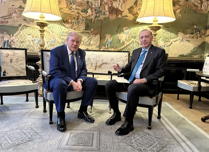 Prezident Erdogan ABŞ-ly kärdeşi Tramp bilen duşuşyk geçirdi
