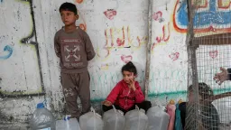 یونیسف: کودکان غزه به دلیل تشنگی با خطر مرگ مواجه‌اند
