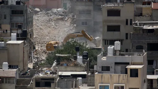 اسرائیل همچنان به تخریب منازل فلسطینی‌ها در اردوگاه نور شمس ادامه می‌دهد
