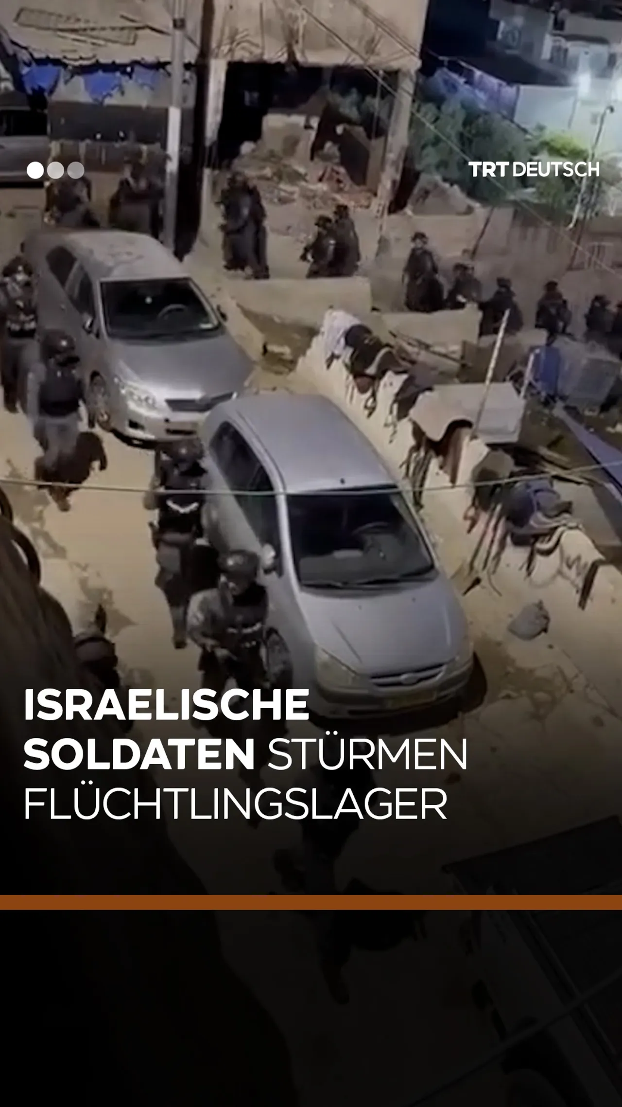 Israelische Soldaten
stürmen Flüchtlingslager
in Ostjerusalem