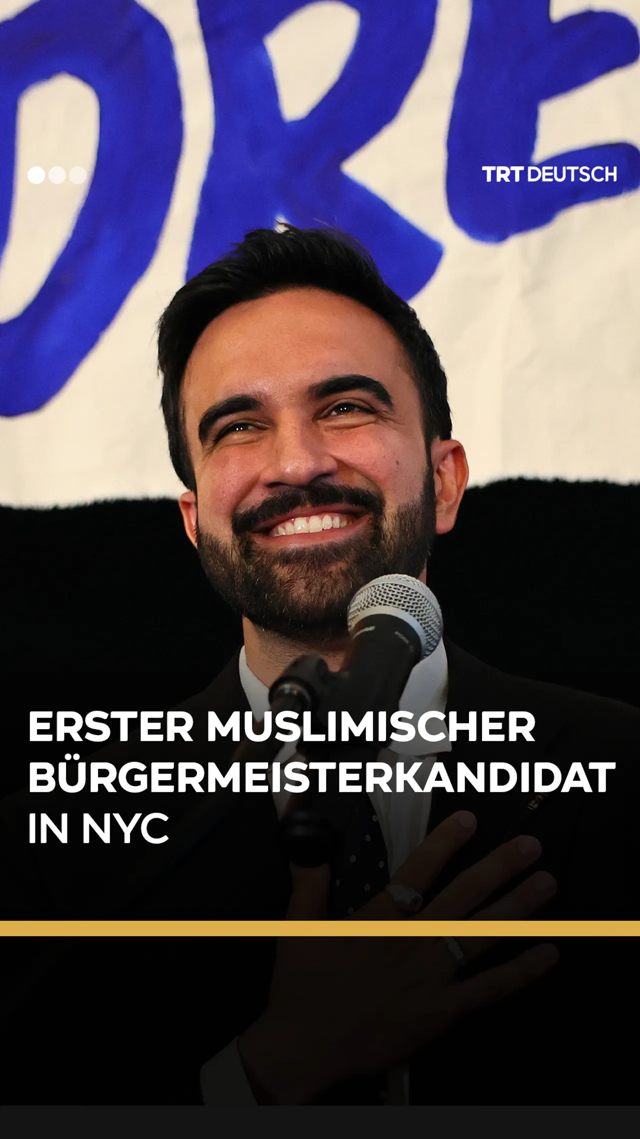 Erster muslimischer
Bürgermeisterkandidat
in New York