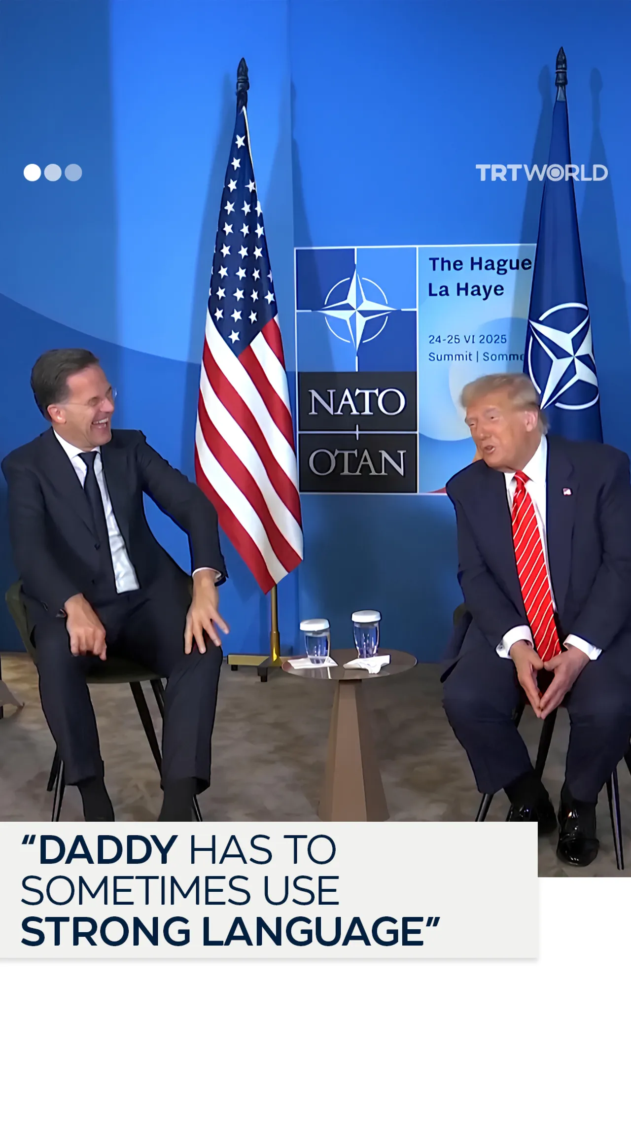 'Daddy has to sometimes use strong language'