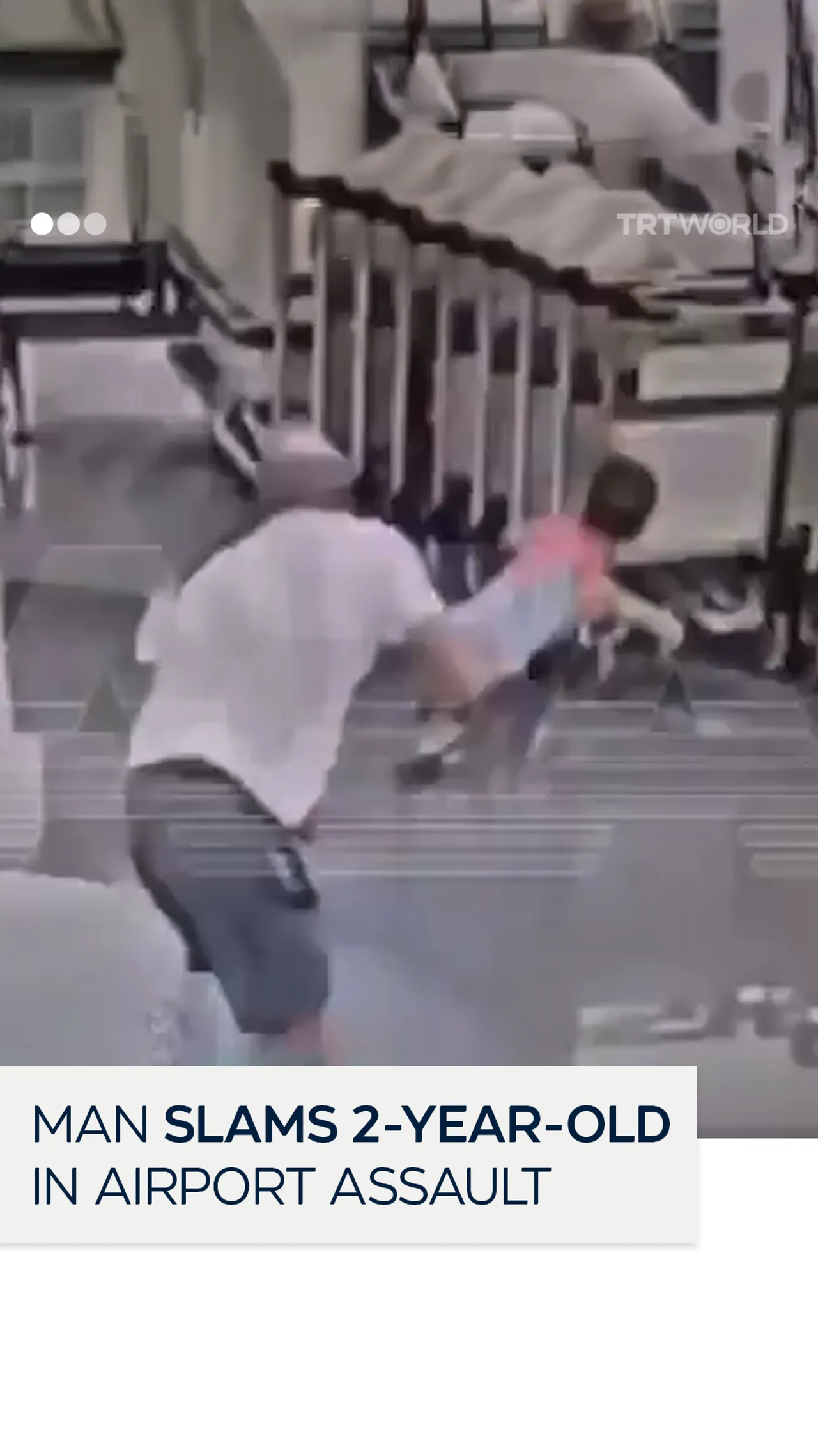 Tourist slams Iranian toddler at Moscow airport, leaving him in coma