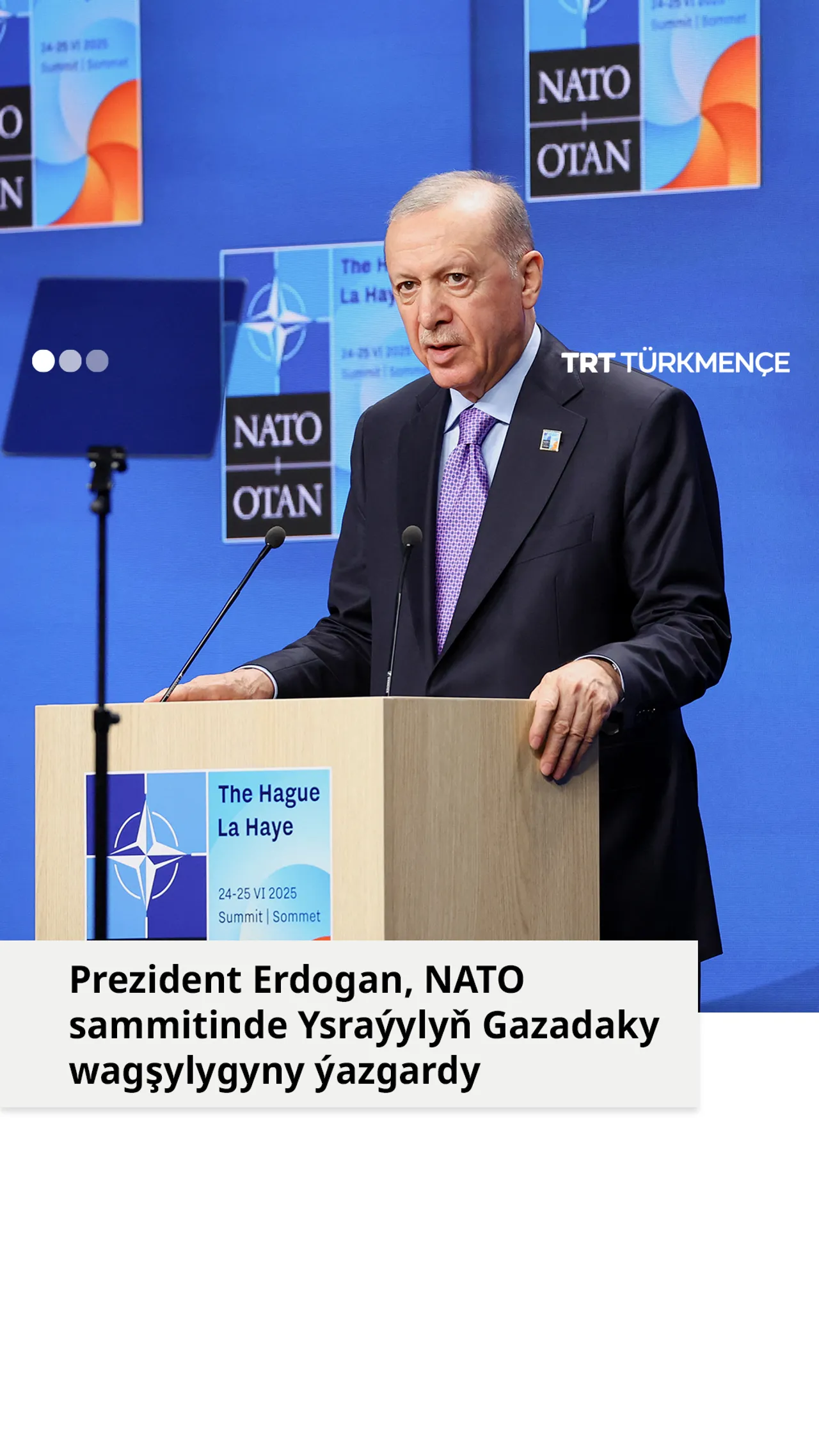 ERDOGAN: “ADALATLY PARAHATÇYLYKDA ÝEŇILEN ÝOKDYR”