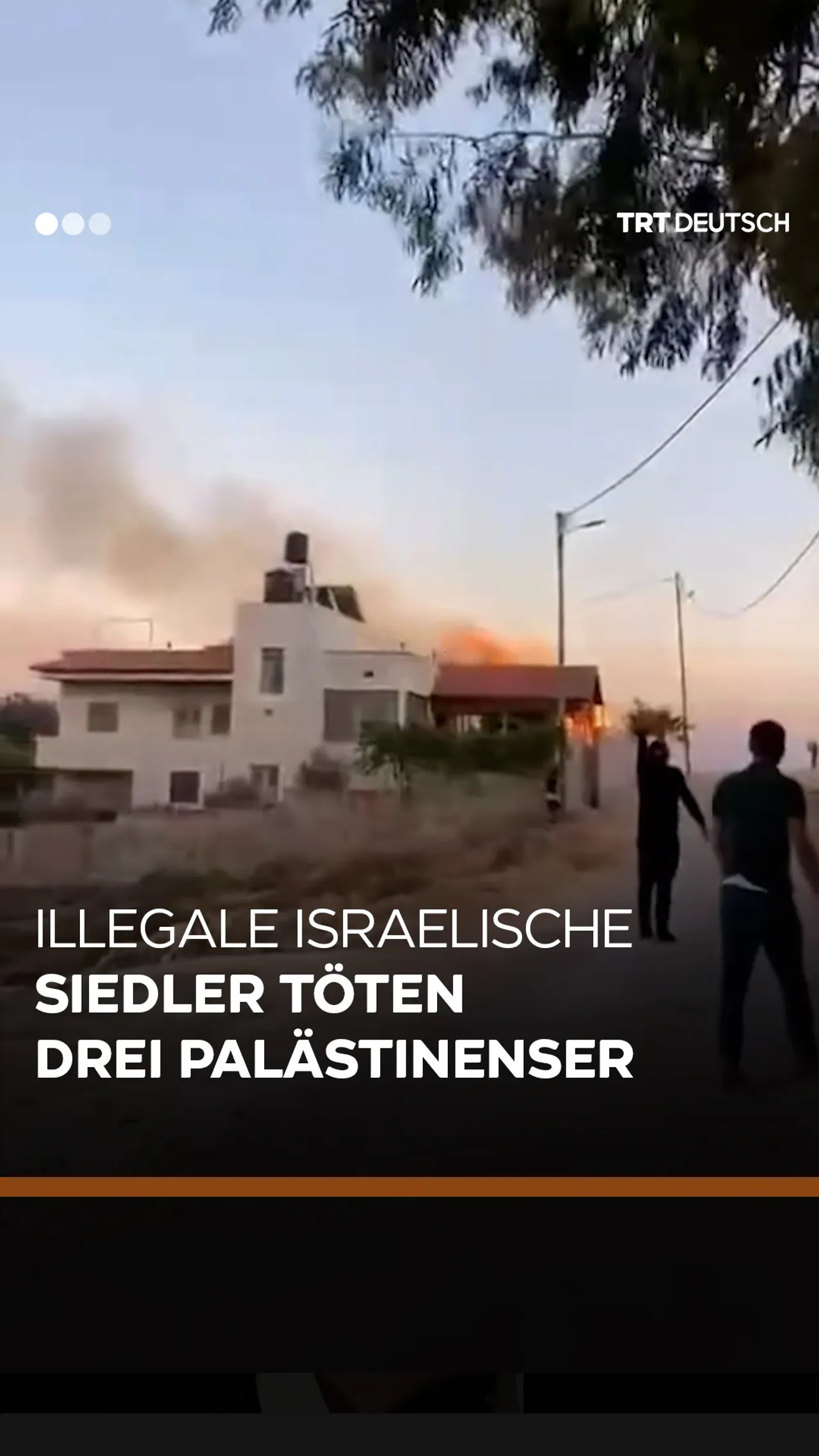 Illegale israelische
Siedler töten
drei Palästinenser