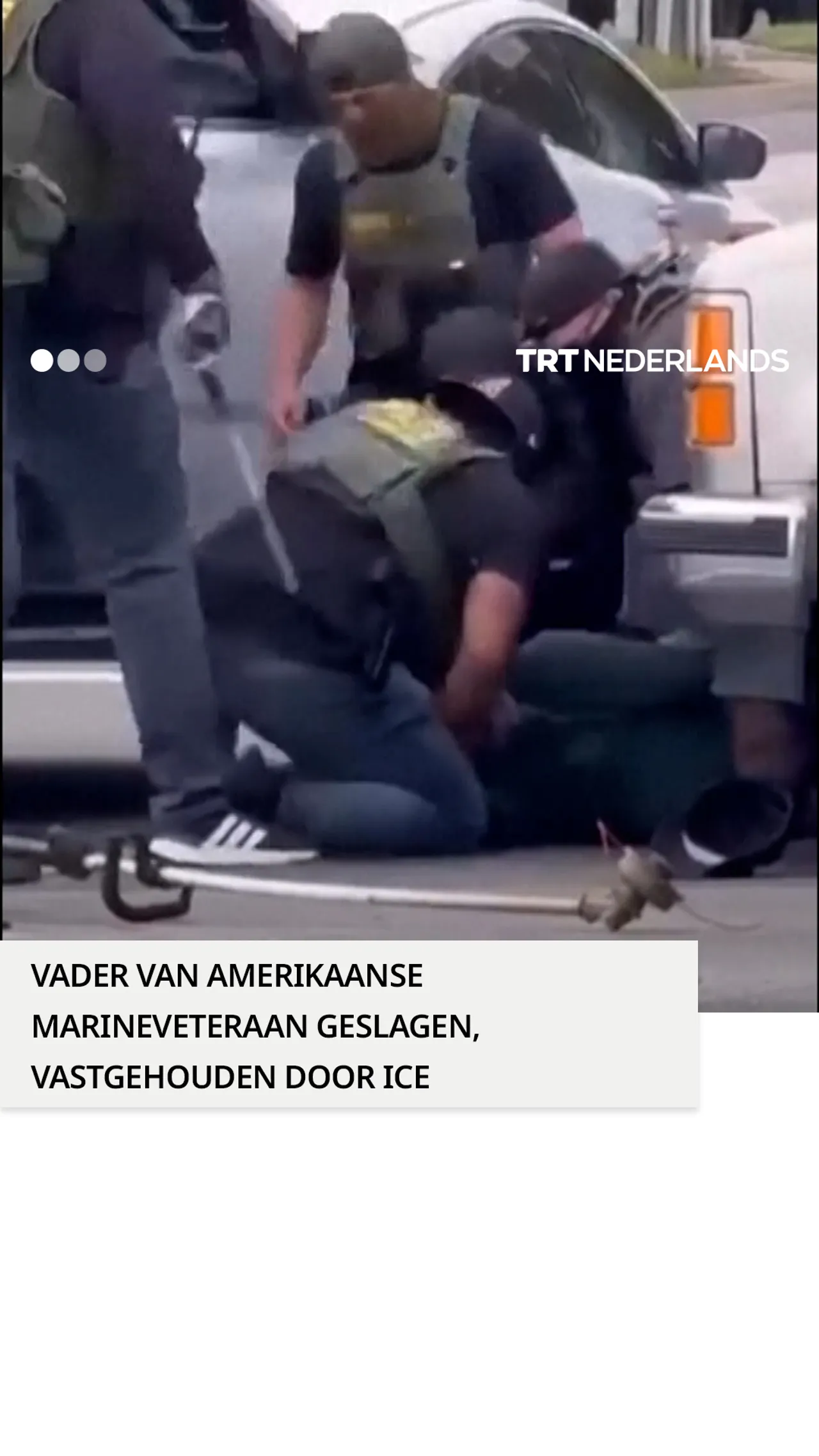 Vader van Amerikaanse marineveteraan mishandeld en vastgehouden door ICE