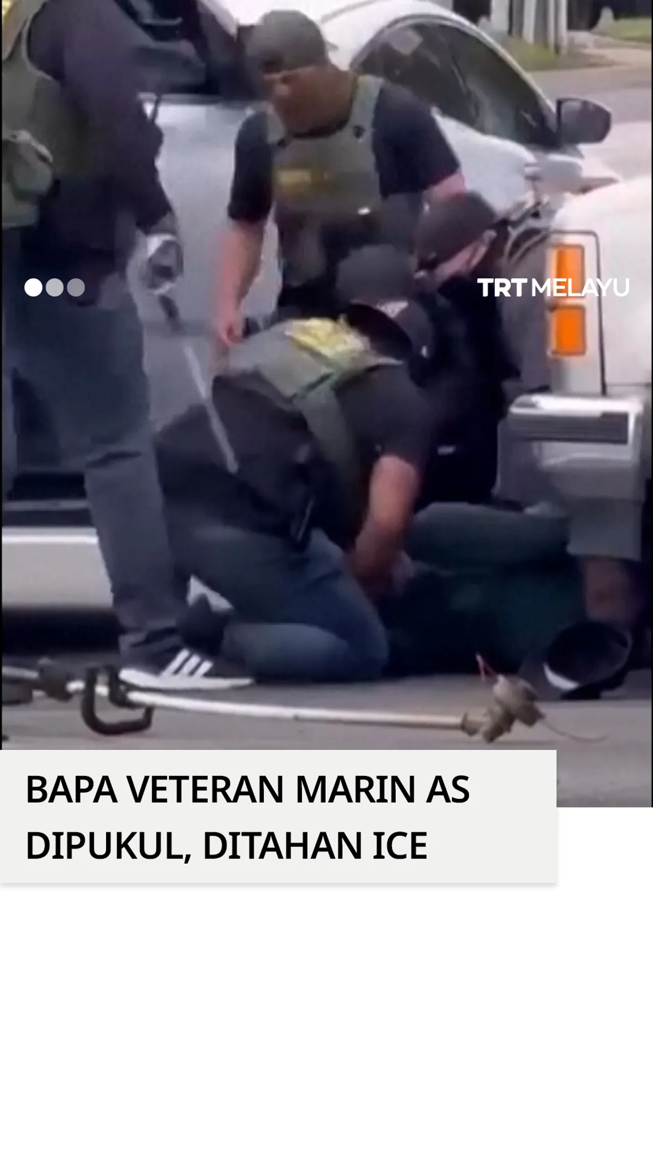 Bapa veteran Marin AS dipukul, ditahan ICE