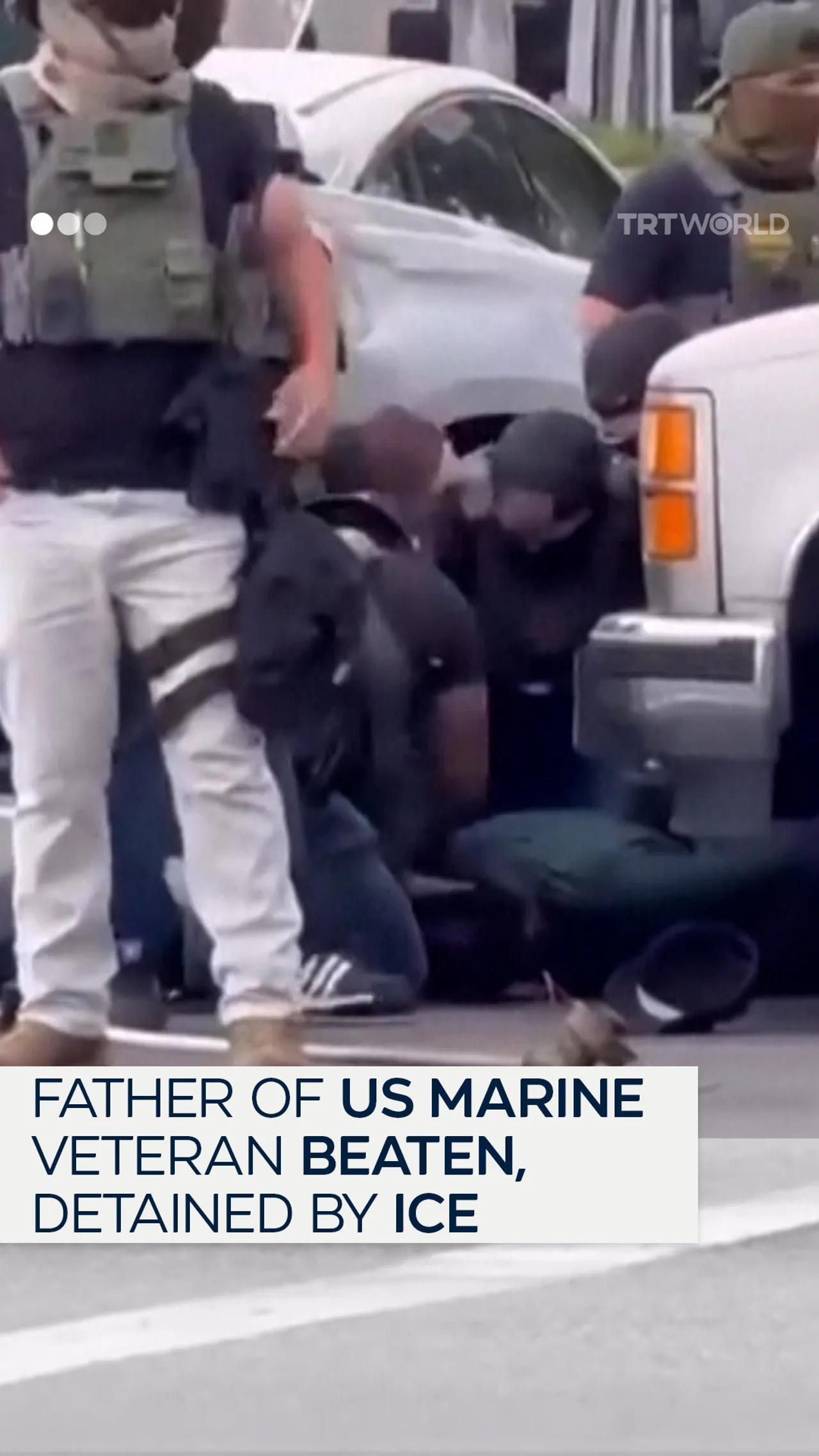Father of US Marine veteran brutalised and detained by ICE