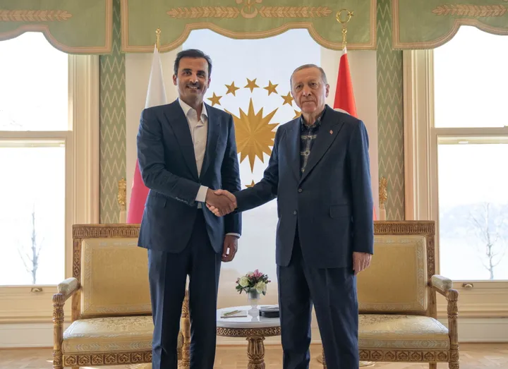 Türkiye condemns all forms of attacks violating Qatar's sovereignty: Erdogan to Al Thani