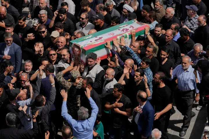 Iran holds 'historic' state funeral for top brass killed in 12-day conflict with Israel