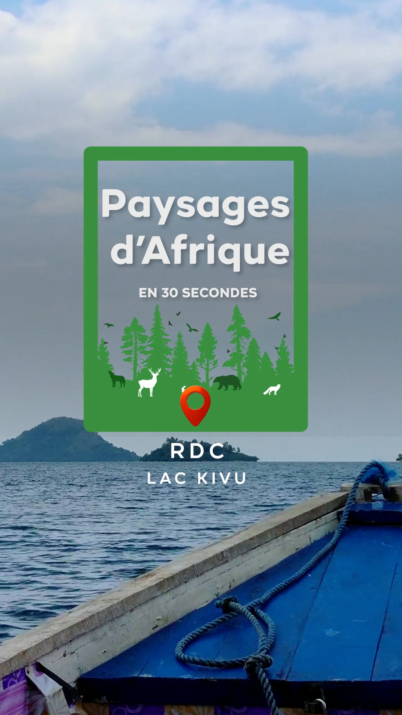 Paysages d'Afrique : le lac Kivu
