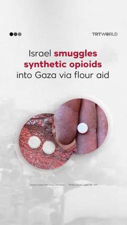 Israel smuggles synthetic opioids into Gaza via flour aid