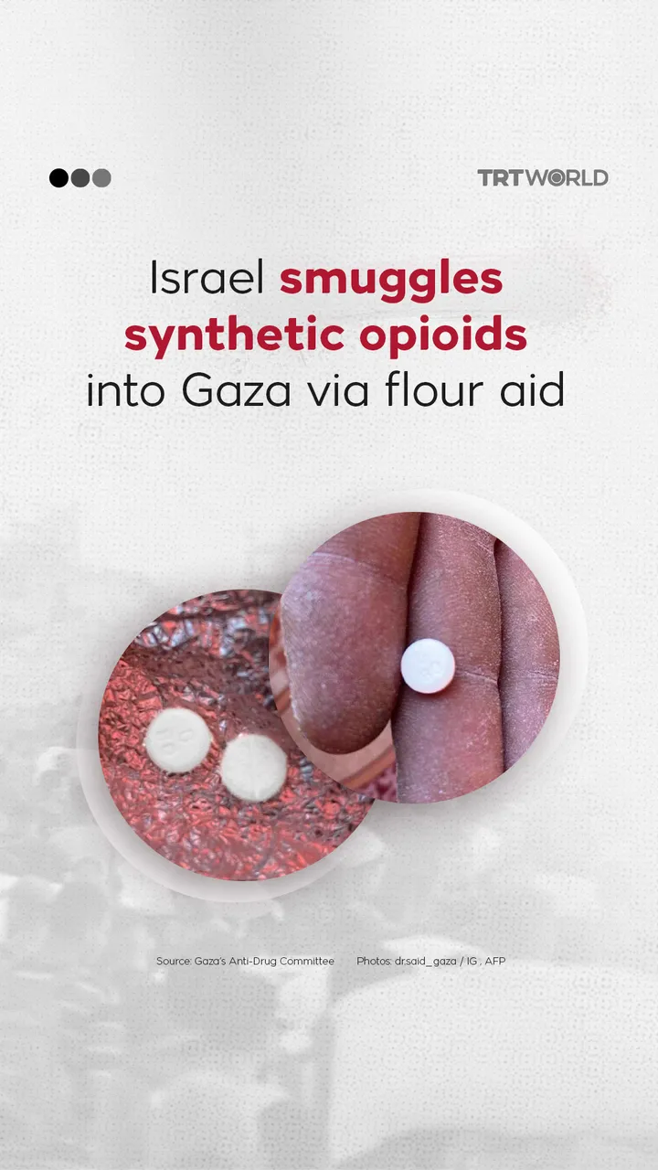 Israel smuggles synthetic opioids into Gaza via flour aid