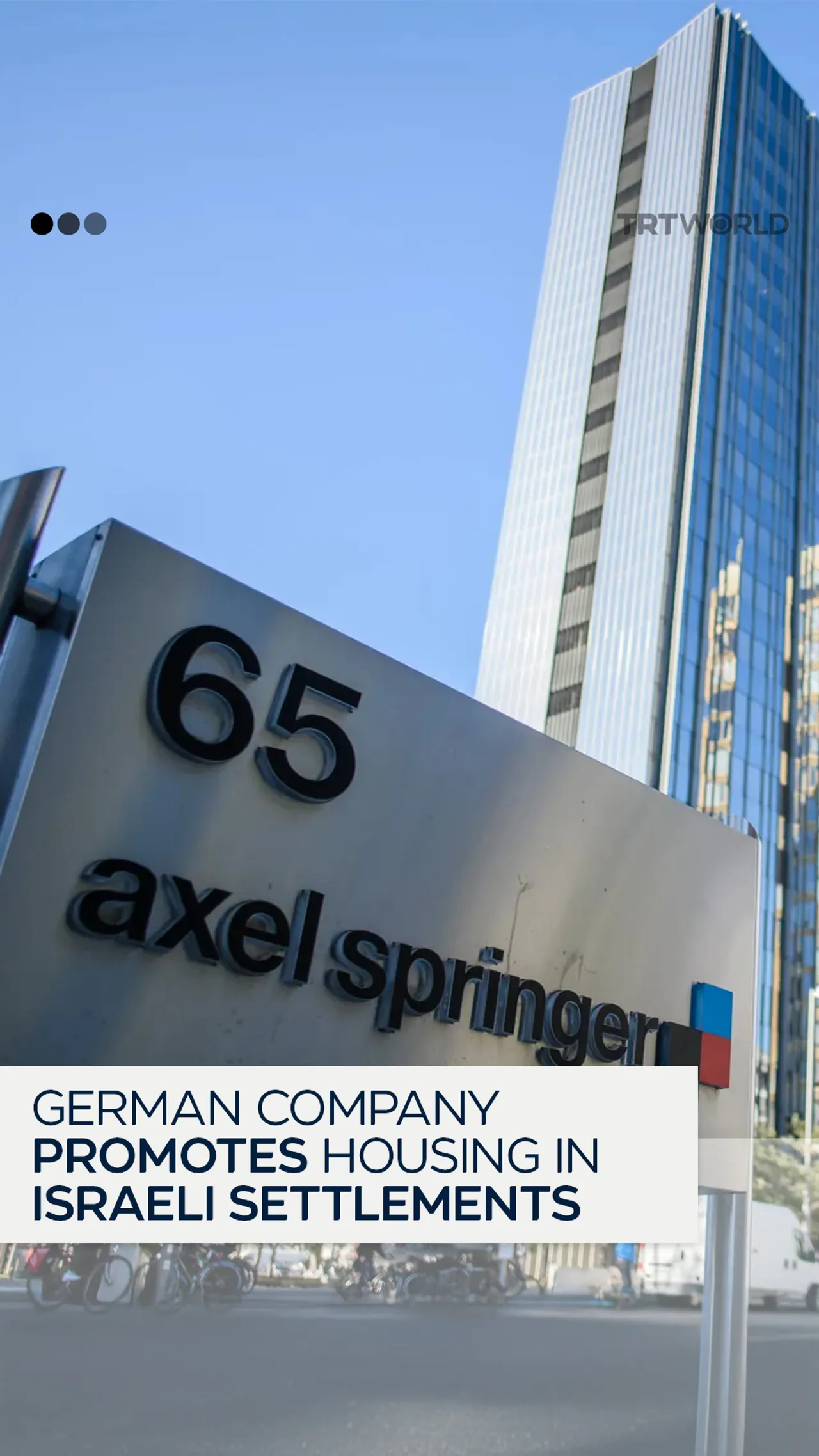 German company Axel Springer promotes housing in illegal Israeli settlements