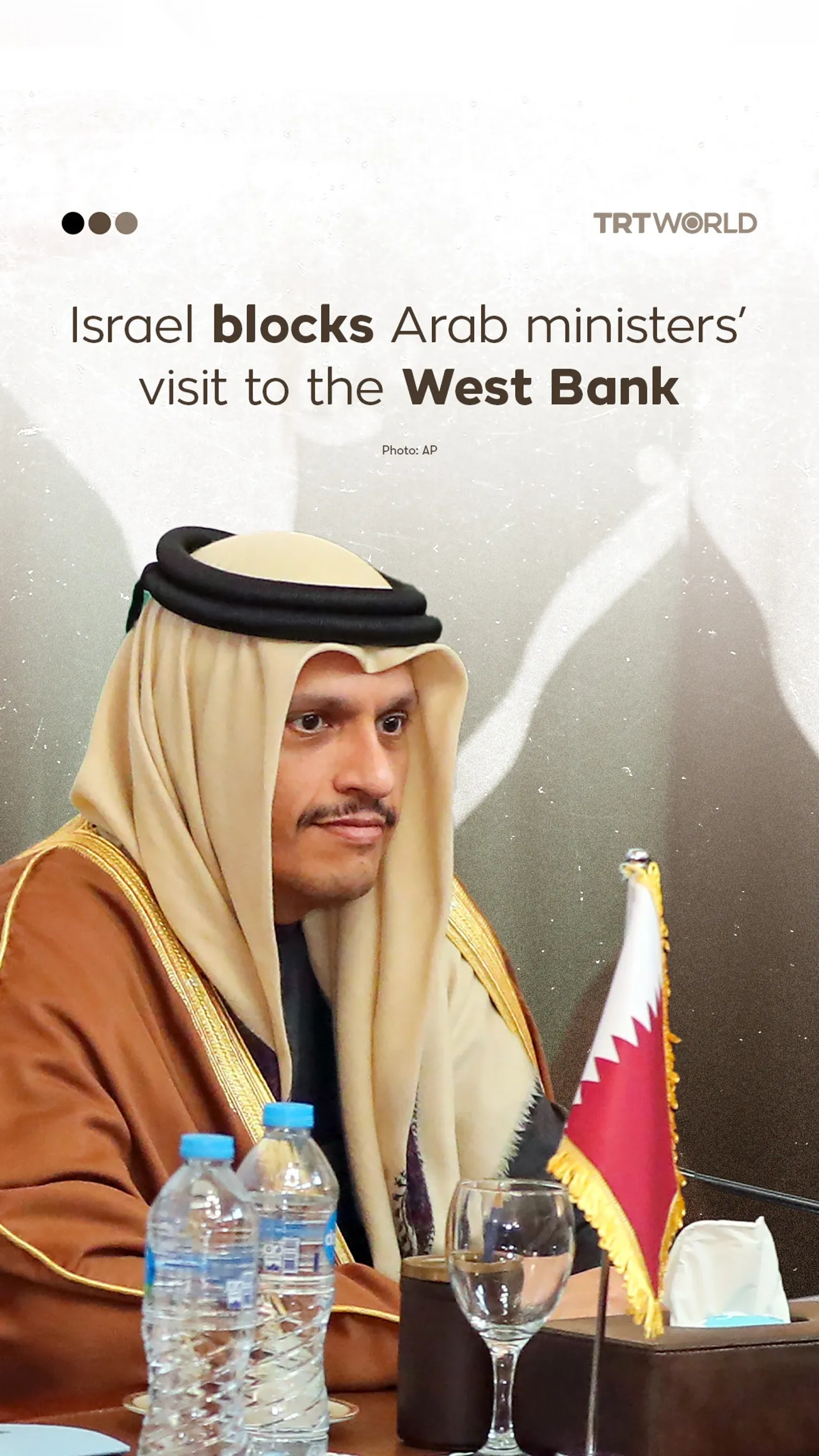 Israel blocks Arab ministers' visit to the West Bank