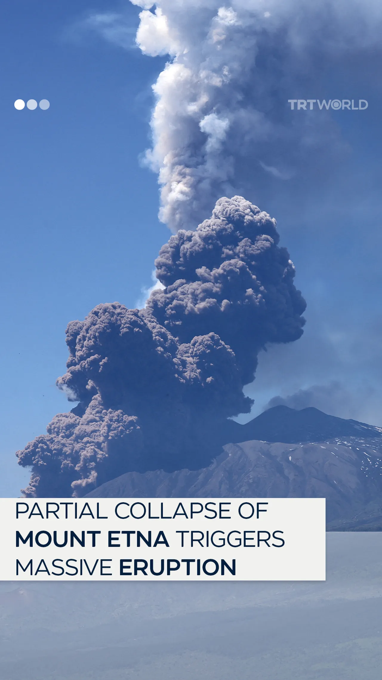 Partial collapse of Mount Etna triggers massive eruption