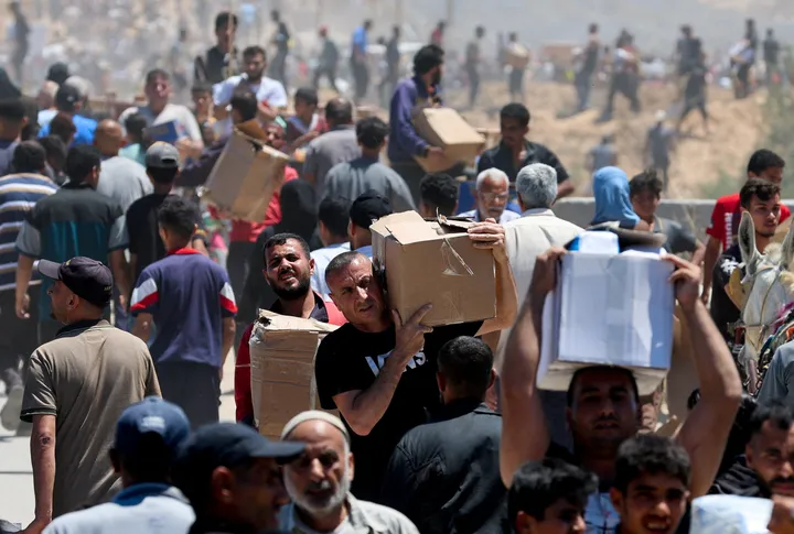 Israeli massacre at US-backed Gaza aid hub kills dozens