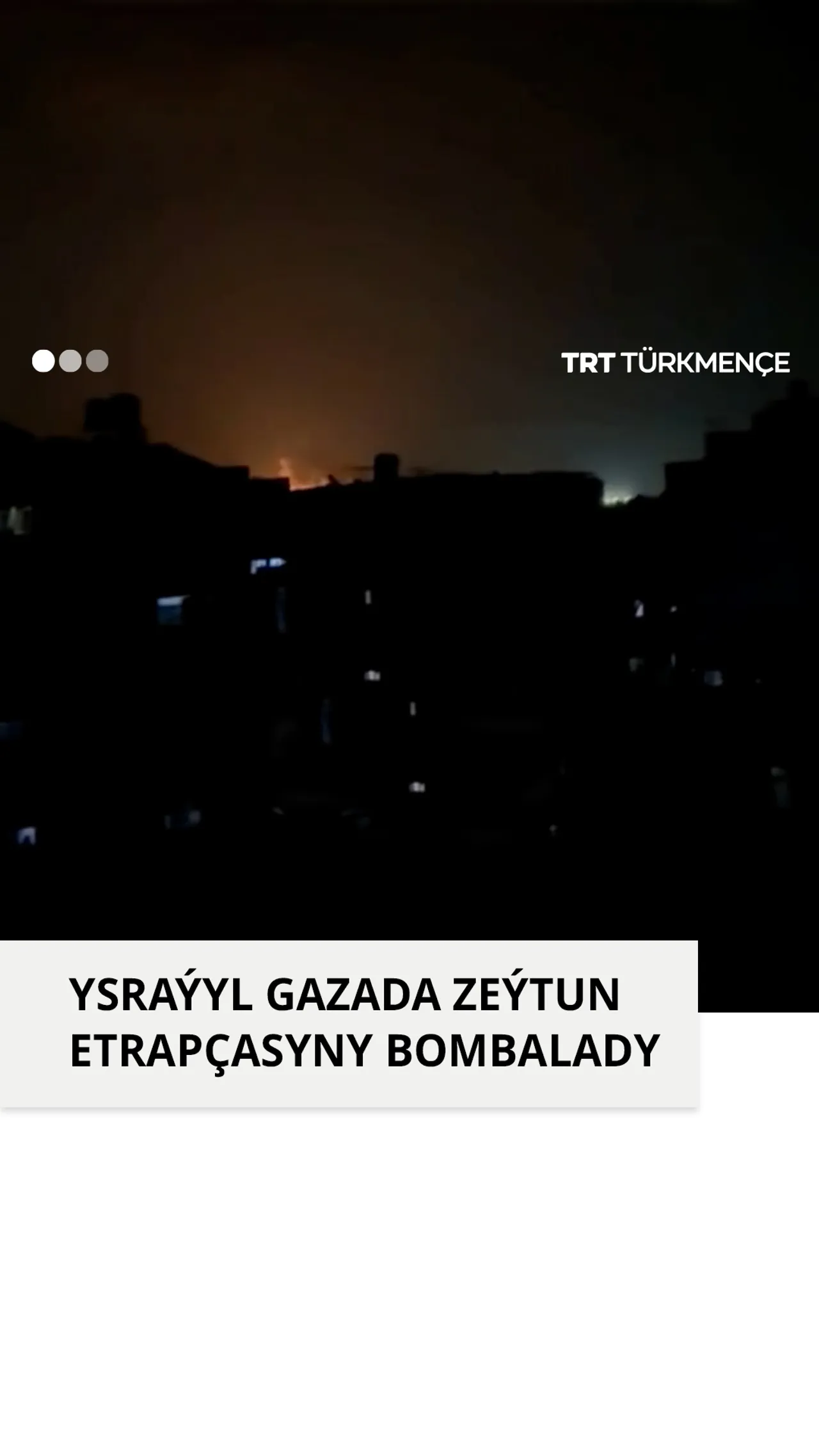 Ysraýyl Gaza zolagyna harby howa hüjümini gurady