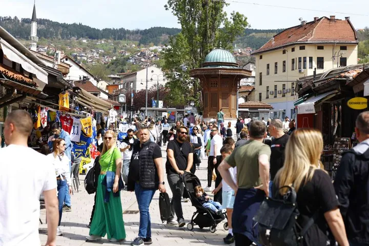 U maju u Federaciji BiH skoro 150 hiljada turista, 4,3 posto više u odnosu na maj prošle godine