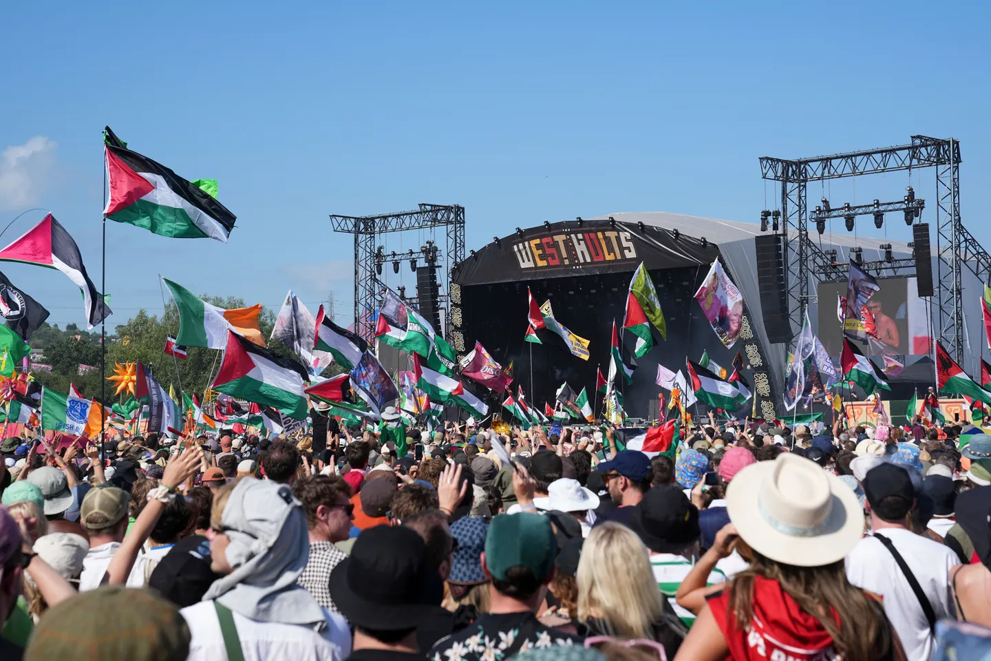 British rap duo who chanted ‘Death to the IDF’ may be barred from entering US