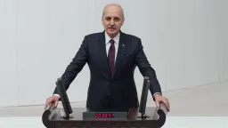 نعمان کورتولموش بار دیگر به ریاست مجلس ملت کبیر ترکیه انتخاب شد