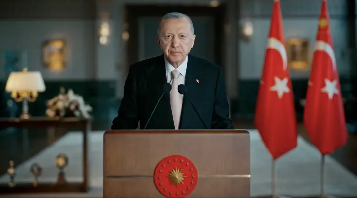 Erdogan gutlag ýüzlenmesinde Gazada we beýleki çaknyşyk sebitlerinde raýdaşlyk çagyrşyny berdi