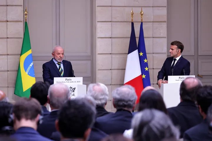 Lula dringt er in Parijs bij Macron op aan om handelsovereenkomst EU-Mercosur af te ronden