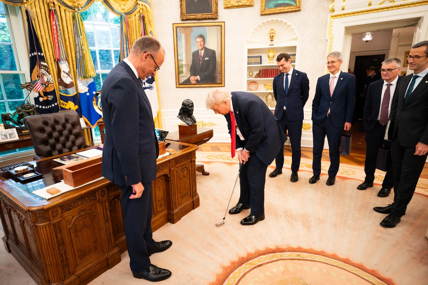 Laschet: Merz konnte bei Trump seine Punkte machen