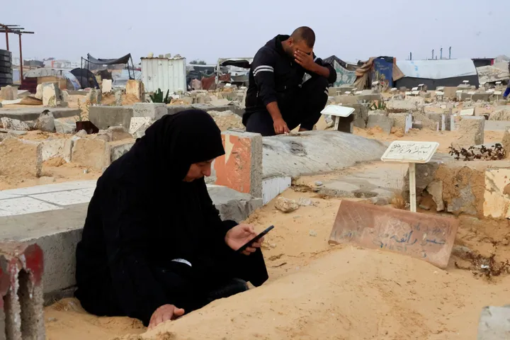 Palestinians mark Eid al-Adha with grief as Israel drops bombs