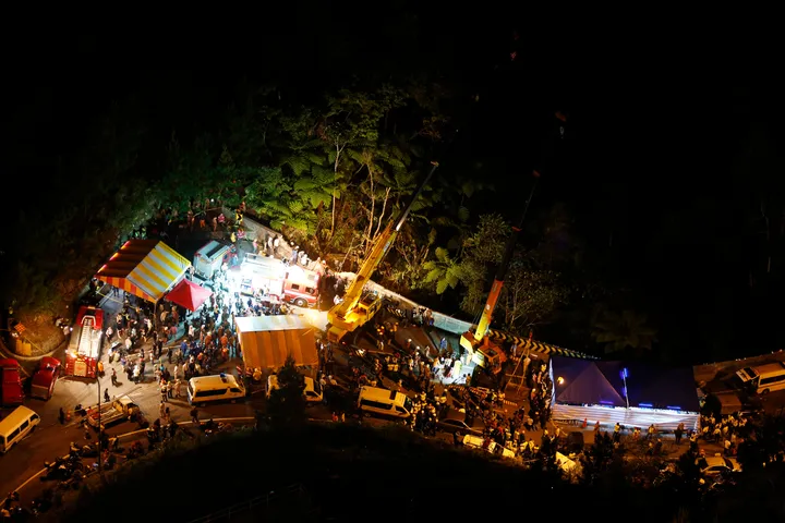 At least 15 dead as bus carrying students crashes in northern Malaysia