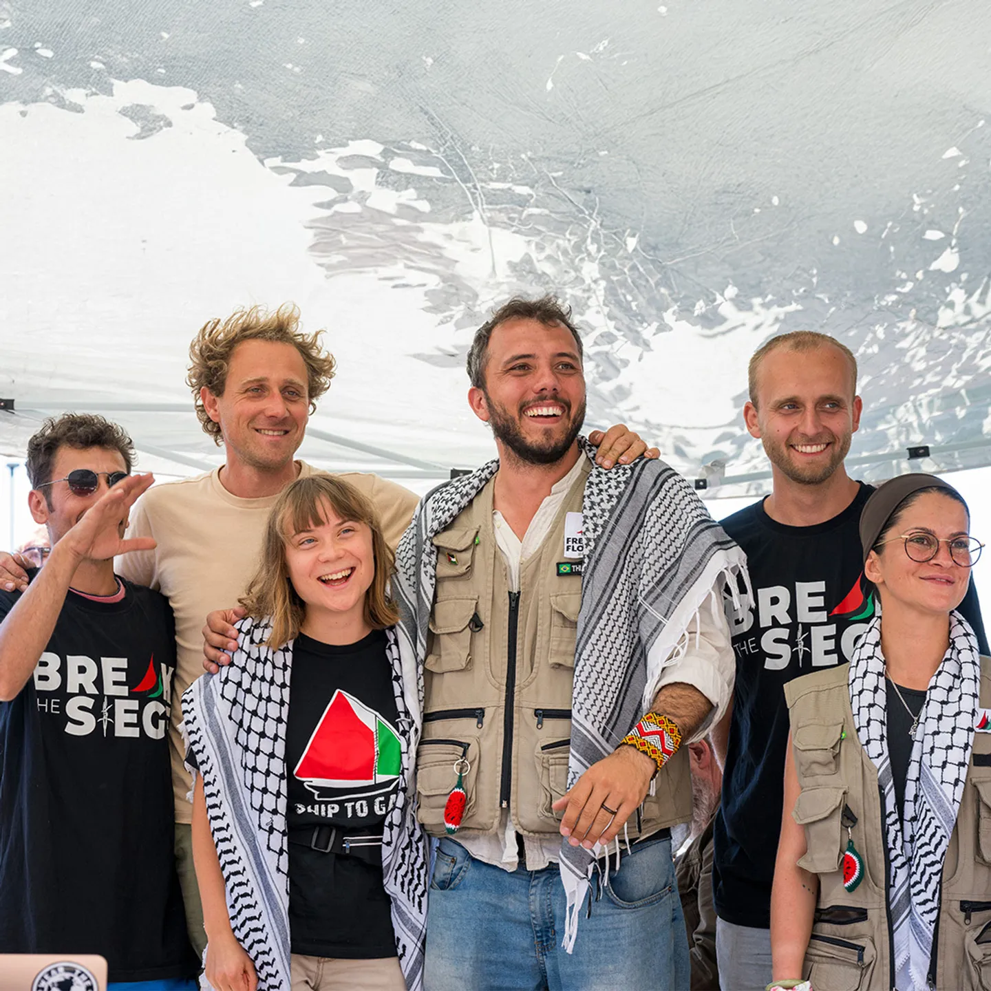"We dey stand for truth", na so activist wey dey inside Gaza Freedom Flotilla tok