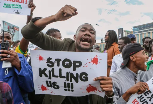 Kenya president says death of blogger in police custody 'unacceptable'