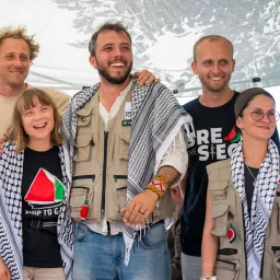 "We dey stand for truth", na so activist wey dey inside Gaza Freedom Flotilla tok