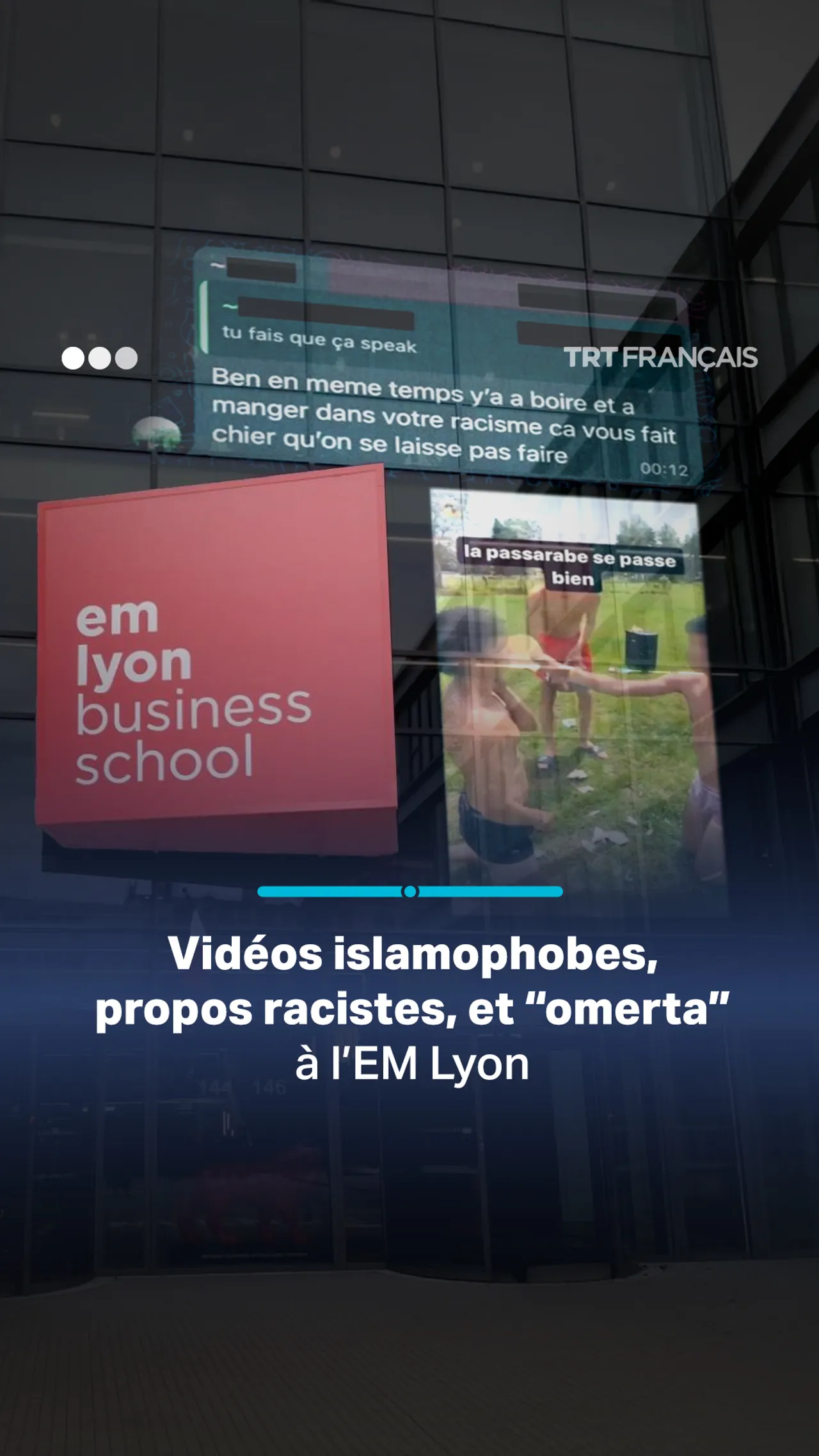 Vidéos islamophobes, propos racistes, et “omerta” à l’EM Lyon