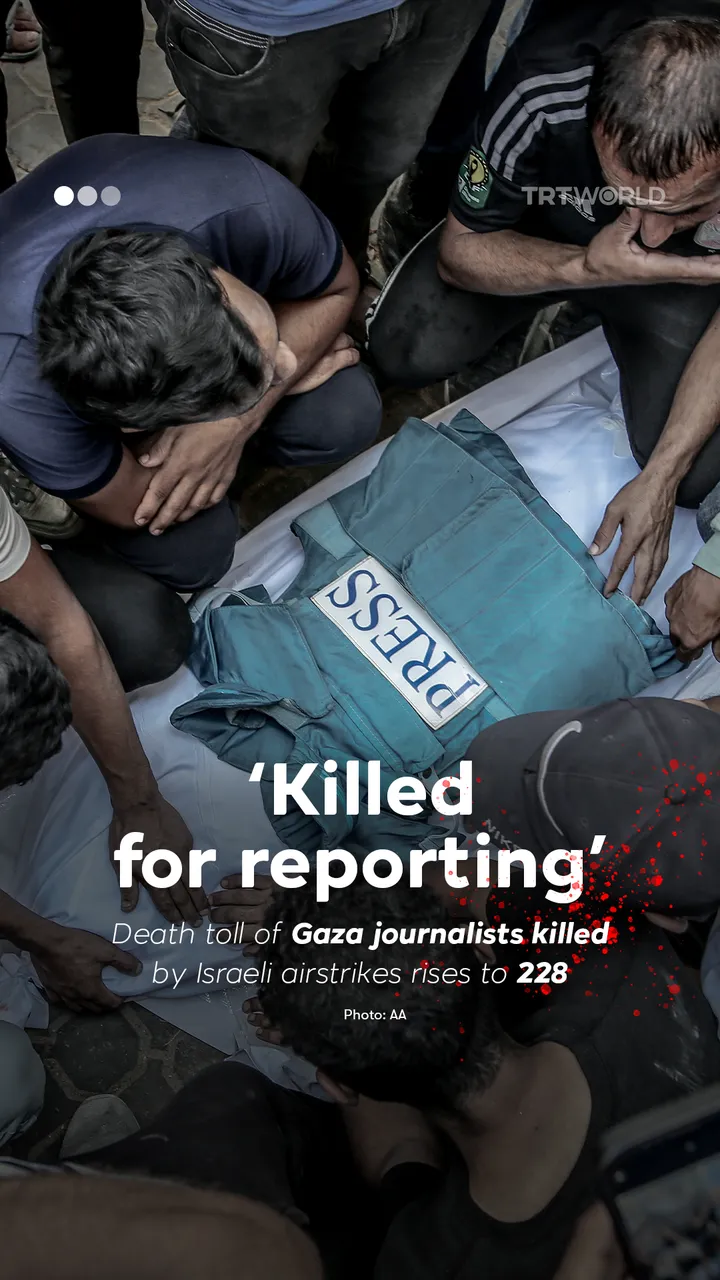 'Killed for reporting in Gaza'