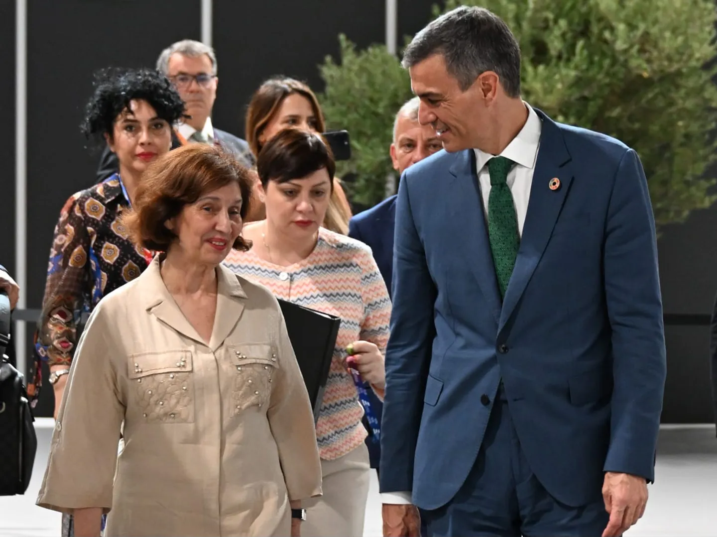 Siljanovska-Davkova takohet me Sanchezin, në fokus integrimi evropian dhe bashkëpunimi ekonomik