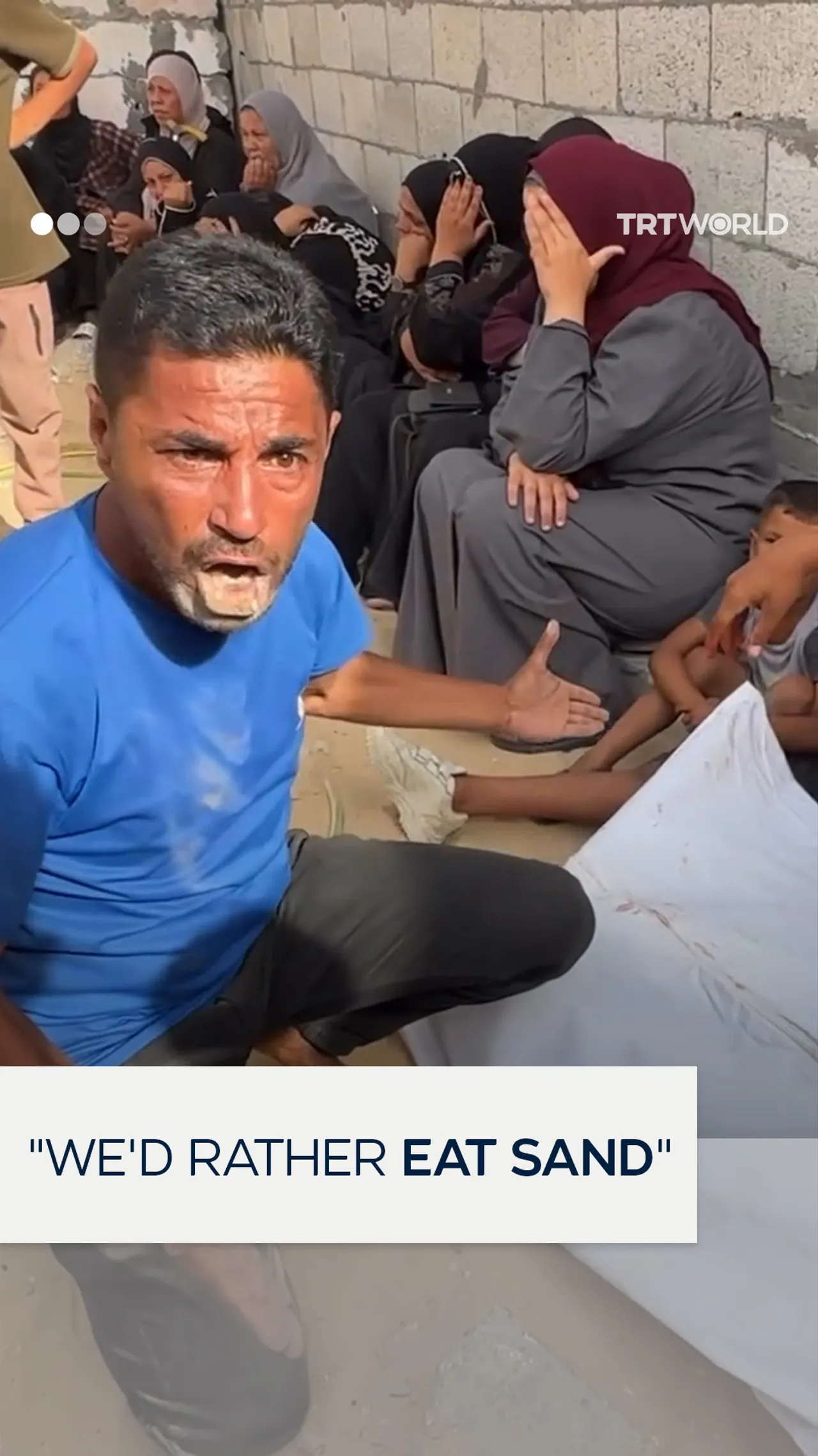 Palestinian man voices anger as Israeli forces continue to target aid seekers