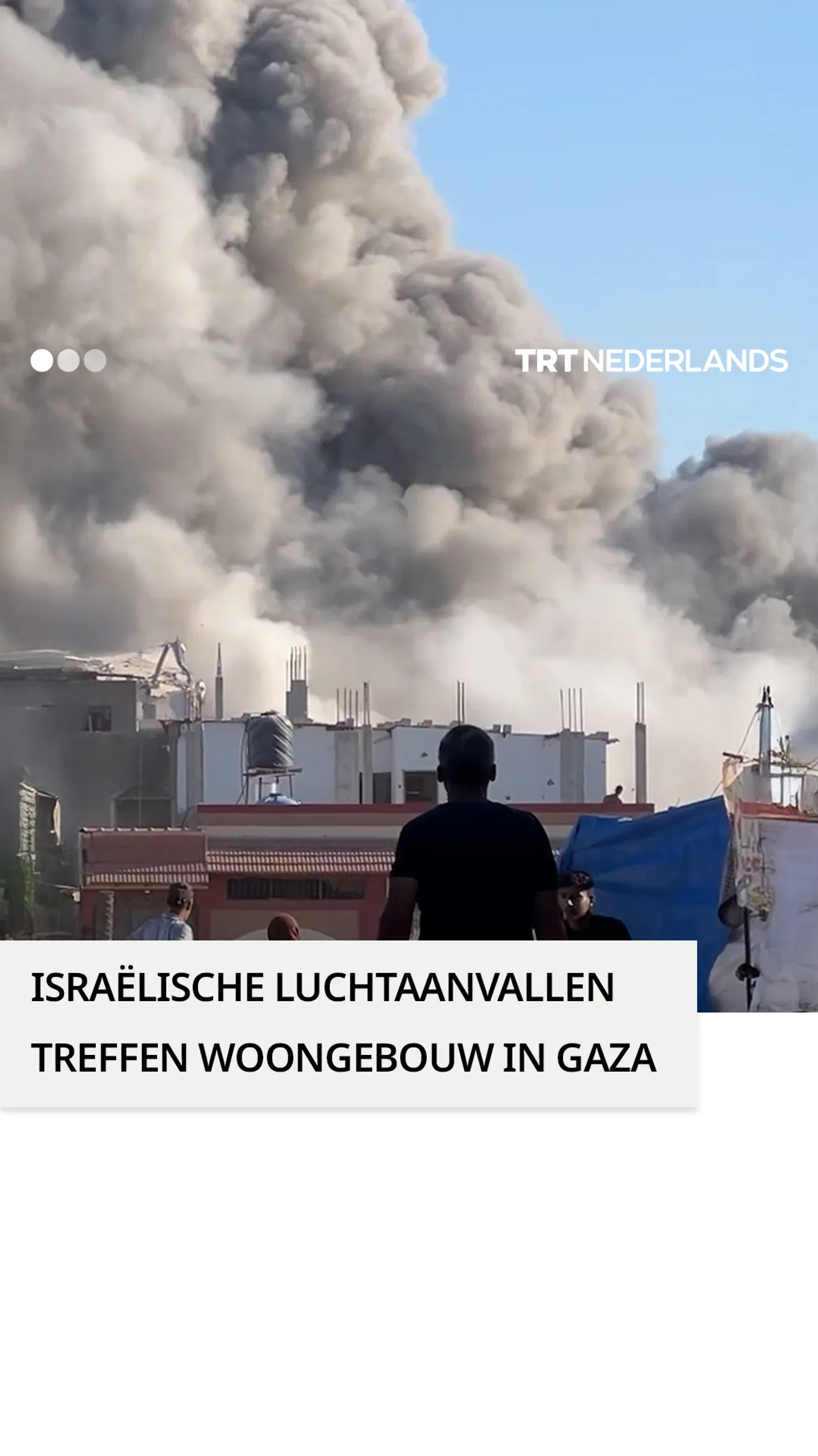 Israëlische luchtaanvallen treffen woongebouw in Gaza