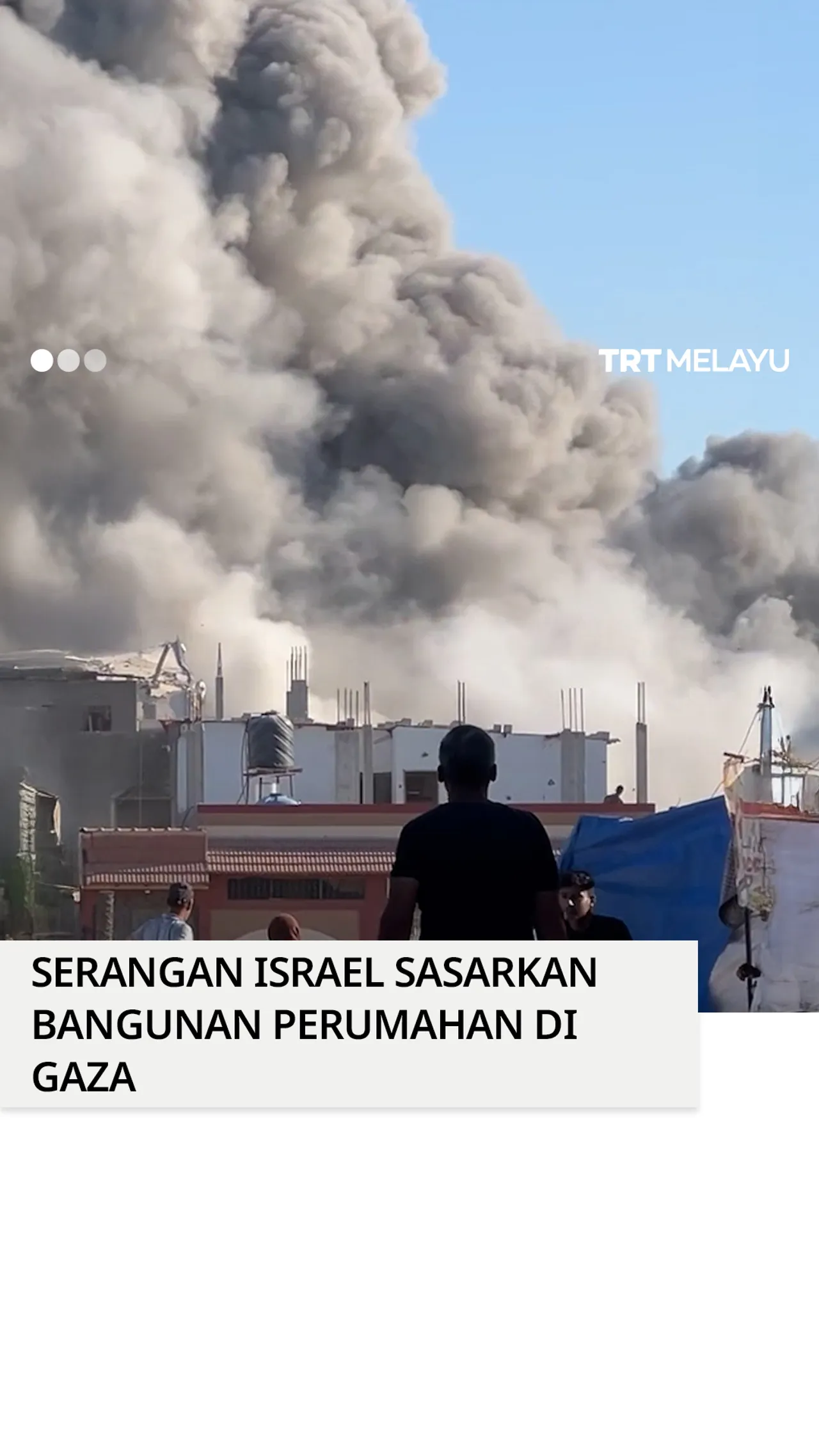 Serangan Israel musnahkan kawasan perlindungan dekat hospital Gaza