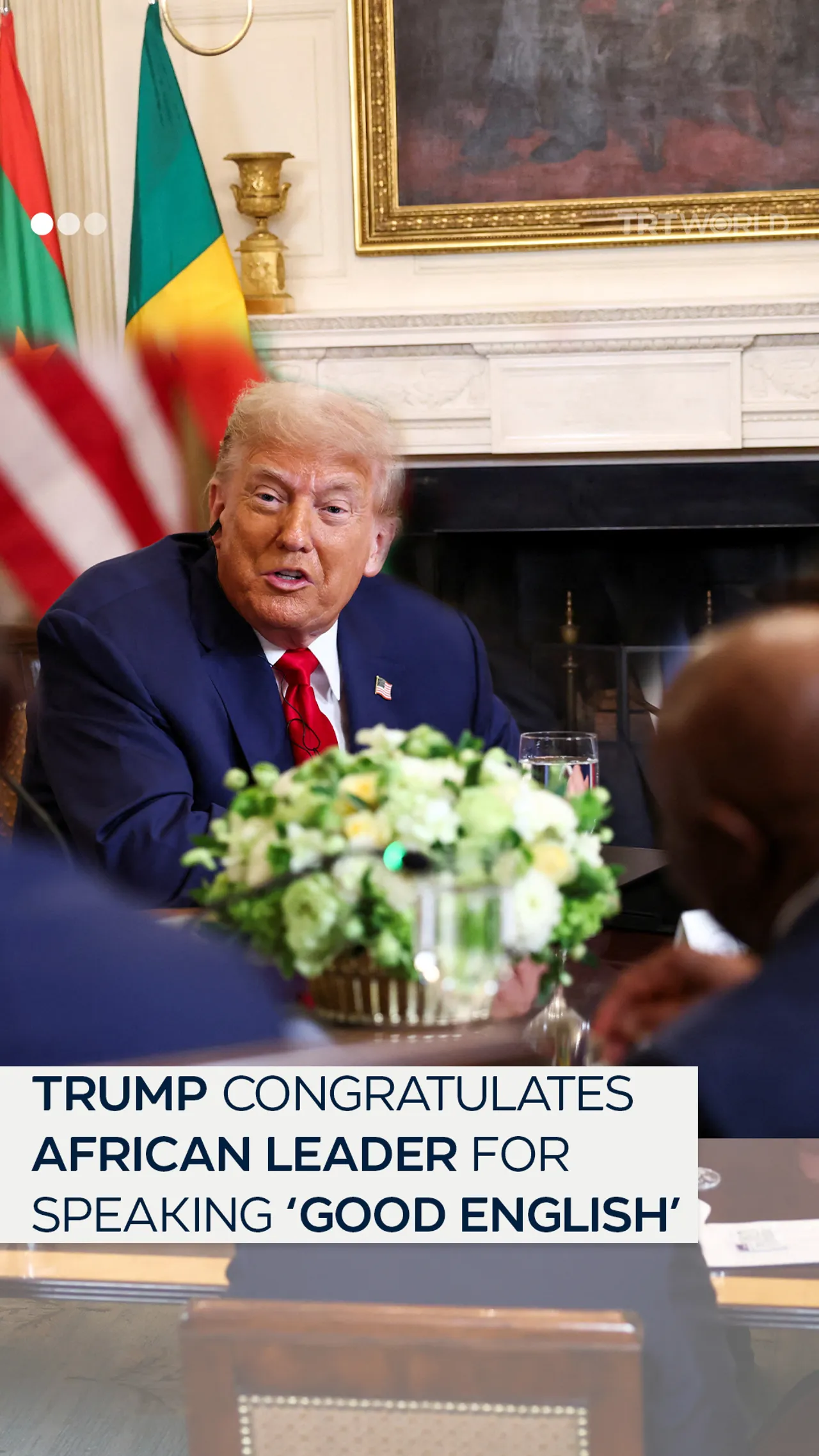 Surprised that an African leader can speak 'good English', Trump congratulates Liberia’s president