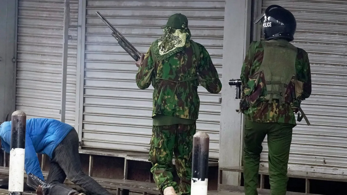 Kenyan police who shot man at close range during protests to face murder charge
