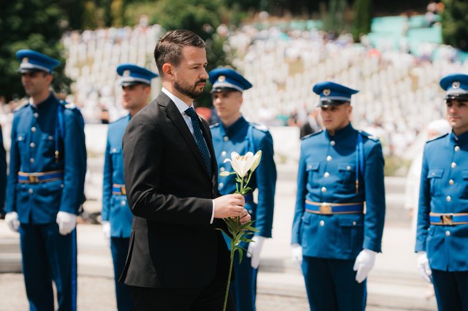 Jakov Milatović odao počast žrtvama genocida u Srebrenici: Trajna opomena svijetu