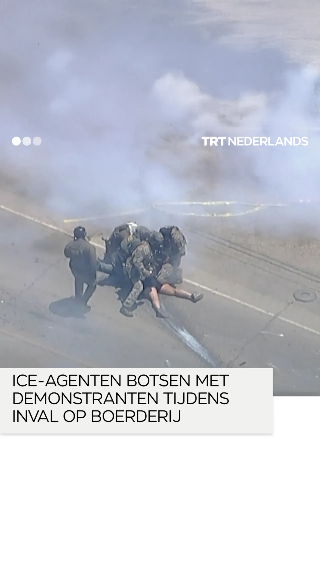 ICE-agenten botsen met demonstranten tijdens inval op boerderij in Californië